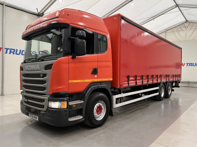 Rigid Scania G280 6x2 Rear Lift Sleeper Cab Curtainsider