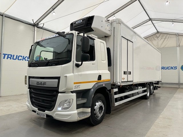 2016 DAF CF 330 6x2 Rear Lift Sleeper Cab Fridge Box.