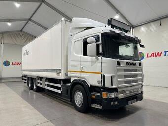 Scania 124 420 rigid truck